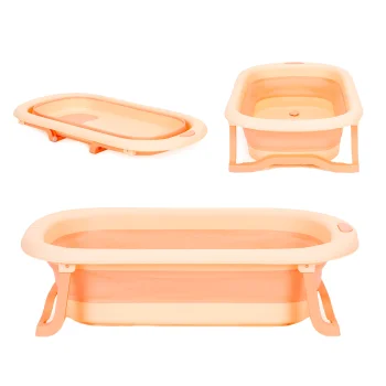 Ecotoys Foldable Baby Bathtub, Pink