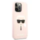 Karl Lagerfeld Silicone Karl\'s Head Case for iPhone 13 Pro / 13 - Light Pink