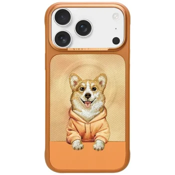 Nimmy Gentle Pets MagSafe Phone Case Cover iPhone 17 Pro Max - Orange Dog Design