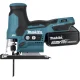 Makita DJV185RF1J Cordless Pendulum Jigsaw 18V LXT with 3.0 Ah Battery and Charger