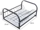 Metal Dish Drainer Rack with Tray, Black