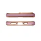Lighting Color Case for Xiaomi Redmi Note 11 TPU Cover with Gold Frame, Purple