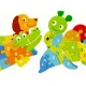 Bakalu Onshine Wooden 3D Dolphin Puzzle with Numbers