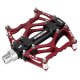 Rockbros JT201012LR Aluminum Bicycle Pedals, Red