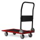 Humberg HM-505 Platform Transport Trolley, 150 kg, Black/Red