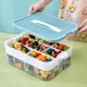 4-Tier Building Block Storage Box, Blue