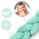 Ricokids Braided Crib Bumper 3m, Mint