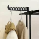 Foldable Vertical Clothes Drying Rack, Black