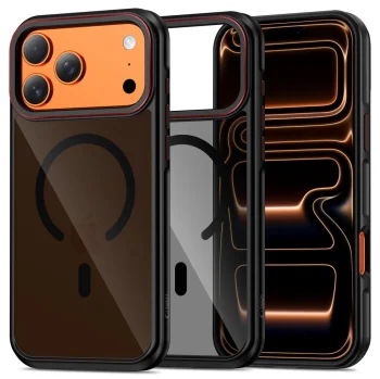 Tech-Protect MagHybrid MagSafe Case for iPhone 17 Pro Max - Black/Red