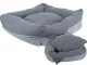 Soft Pet Bed for Dogs and Cats, 50 cm, Navy Blue
