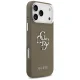 Guess Grained Big 4G Classic Logo Phone Case Cover iPhone 17 Pro Max - Brown