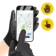 4FIZJO Touchscreen Thermoactive Running Gloves L, Black