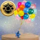 Balloon Weight for Helium Balloons Star, 170 g, 9x2.5x10 cm, Blue