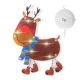 LED Christmas Window Decoration Reindeer with Suction Cup