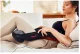 4FIZJO SHIATSU PRO+ Back Shoulder Neck Body Warming Pillow Massager, Black/Red