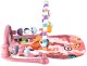 Educational Interactive Baby Play Mat with Piano and Rattles, Pink