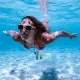 Baseus Waterproof Phone Bag Case Cover for Swimming Pool Beach 210 x 110mm, Blue