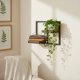 Настенная полка для цветов и декора 2 яруса в стиле лофт ModernHome