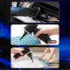 KH-128 Mini Foldable Car Vacuum Cleaner with Blower - Black