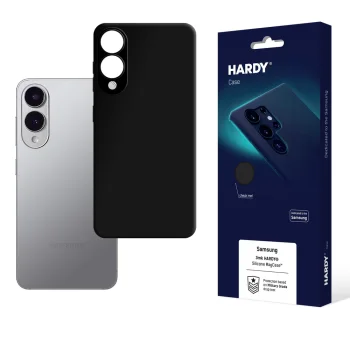 3mk Hardy Silicone MagCase for Samsung Galaxy S25 Edge, Black
