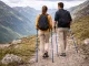Verk Group Foldable Nordic Walking and Trekking Poles Set with Bag, Blue