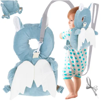 Baby Head Protection Backpack Pillow for Walking Bat Design