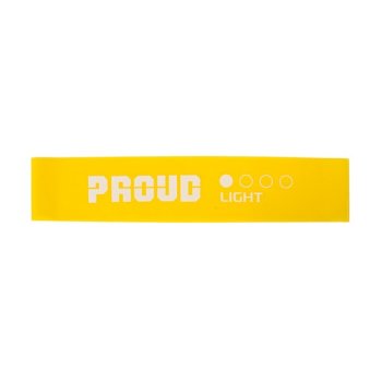 Proud Flexible Rubber Training Fitness Tape 0.4 mm, Yellow