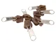 Fix a Zipper Repair Kit, 6 pcs, Brown