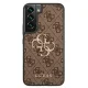 Guess GUHCS22S4GMGBR S901 S22 brown hardcase 4G Big Metal Logo