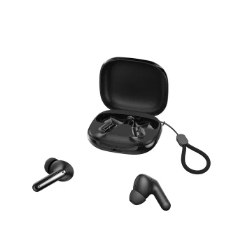 XO G53 TWS Wireless Bluetooth Earphones ANC ENC with Charging Case, Black