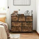 7-Drawer Dresser Storage Cabinet for Bedroom and Living Room, Rustic Brown