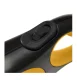 Purlov Retractable Dog Leash 8m / 50kg, Black/Yellow