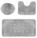 Bathroom Mat Set of Soft Bathroom Rugs, 3 Pieces