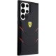 Ferrari Hot Stamp Lines vāciņš Samsung Galaxy S23 Ultra melns
