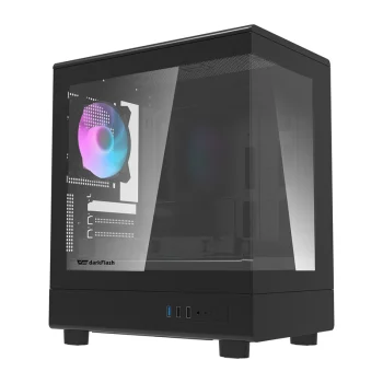 Darkflash DB330M Computer Case with 3 Fans, Black