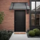 Straight Door Canopy STARKEDACH Diamonds T-150, Transparent, 150 x 95.4 cm