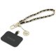 Guess Universal Hand Strap Saffiano Chain 4G Charm, Black