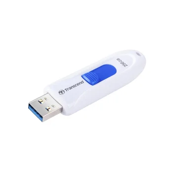 Transcend JetFlash 790 256 GB USB 3.1 Gen 1 USB Flash Drive, Black/Blue