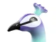 Kids Inflatable Swimming Ring Peacock, 60cm