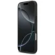 Mercedes Leather Large Laurel Leave MagSafe dėklas telefonui iPhone 17 Pro Max, pilkas