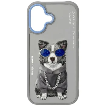Nimmy Glasses Cool nag Case for Apple iPhone 17, Gray