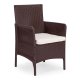 MultiGarden Garden Furniture Set, 2 Chairs and Table, Brown