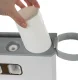 Automatic Dispenser for Two Toothpastes with Cup and Holder for Bathroom
