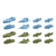 Finger Catapult Desktop Table Shooting Classic Arcade Game, Dinosaurs