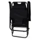 MultiGarden Foldable Garden Sun Lounger with Headrest, Black