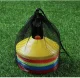 4FIZJO Set of 50 Plastic Sports Training Cones, Multicolored