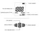 Digital Coating and Paint Thickness Gauge (0–1700 µm)