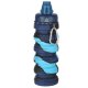 Collapsible Silicone Water Bottle 500ml, Blue