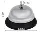 Reception Service Bell for Hotel Desk Counter, Silver