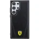 Ferrari Samsung Galaxy S24 Ultra Case Hot Stamp V Lines MagSafe, Black